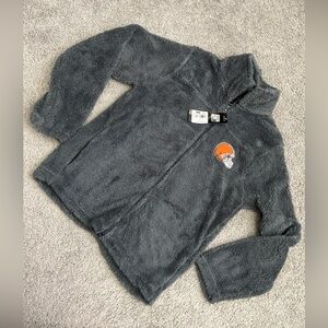 NFL Juniors Collection Cleveland Browns Grey Full Zip Jacket Size L-(11-13)-NWT